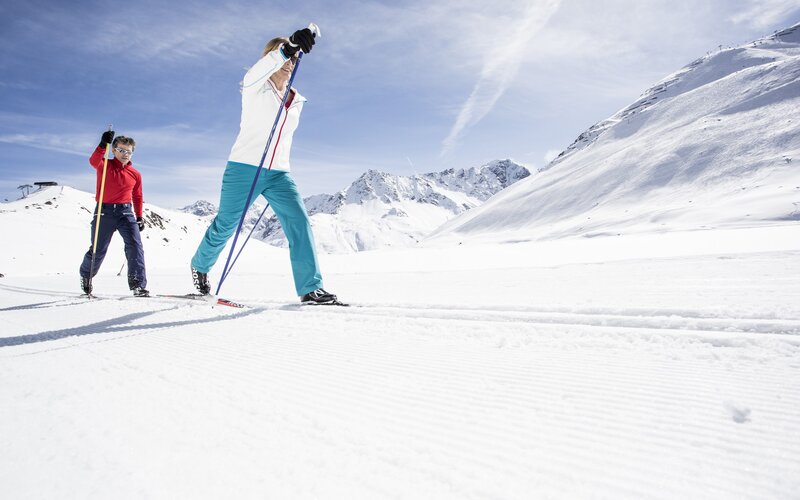 Cross Country Skiing in the Pitztal